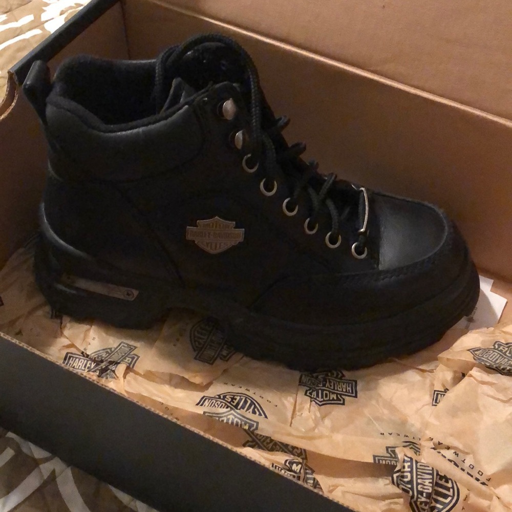 Harley Davidson leather riding boots